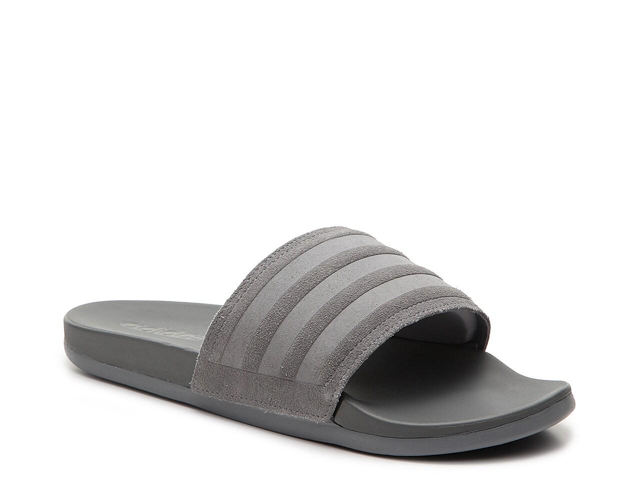 pelleten Hvilken en salut adidas Synthetic Originals Adilette Comfort Slide Sandal in Grey/Grey/Grey  (Gray) for Men - Lyst