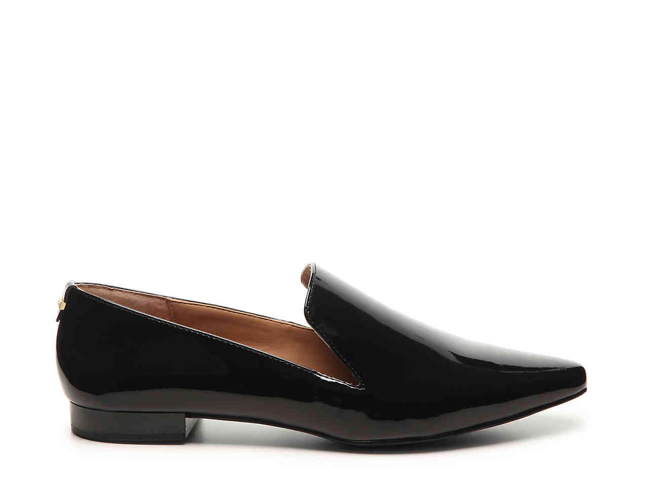 calvin klein elin patent toe loafers
