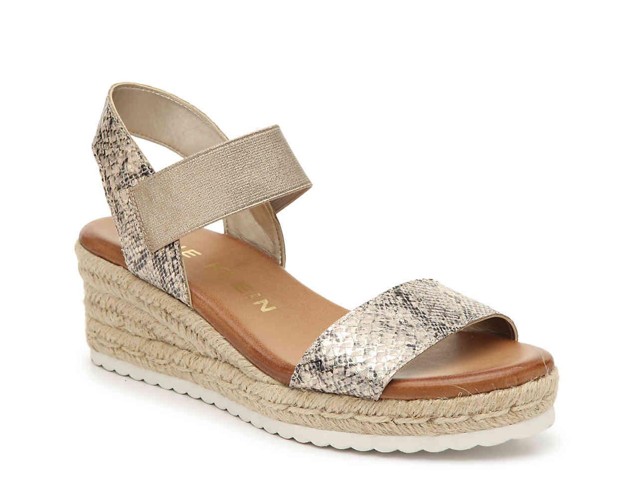 anne klein cataline espadrille wedge sandal