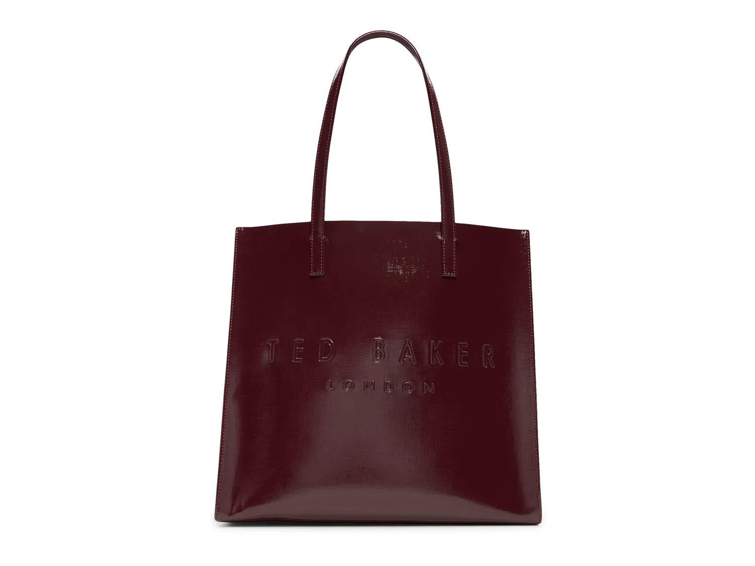 Ted Baker オードス ローズディテール キャンバストートバッグ ted-baker-Burgundy-Soocon-Tote