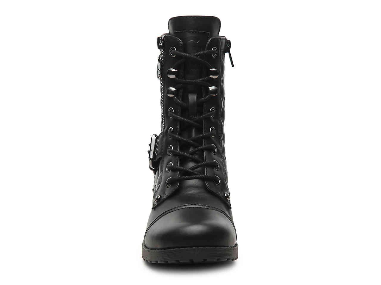 guess balmy combat boot