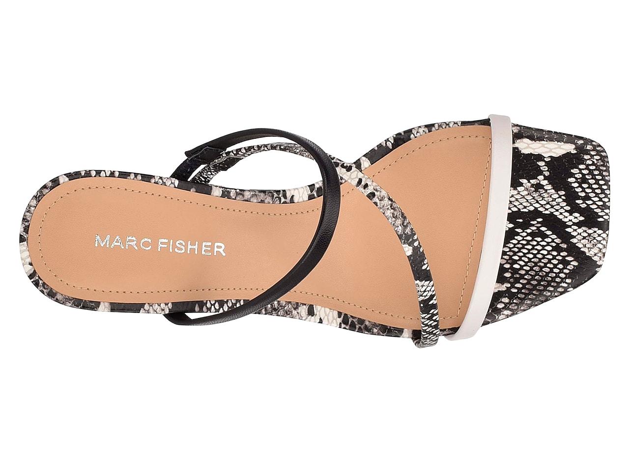 marc fisher snakeskin sandals