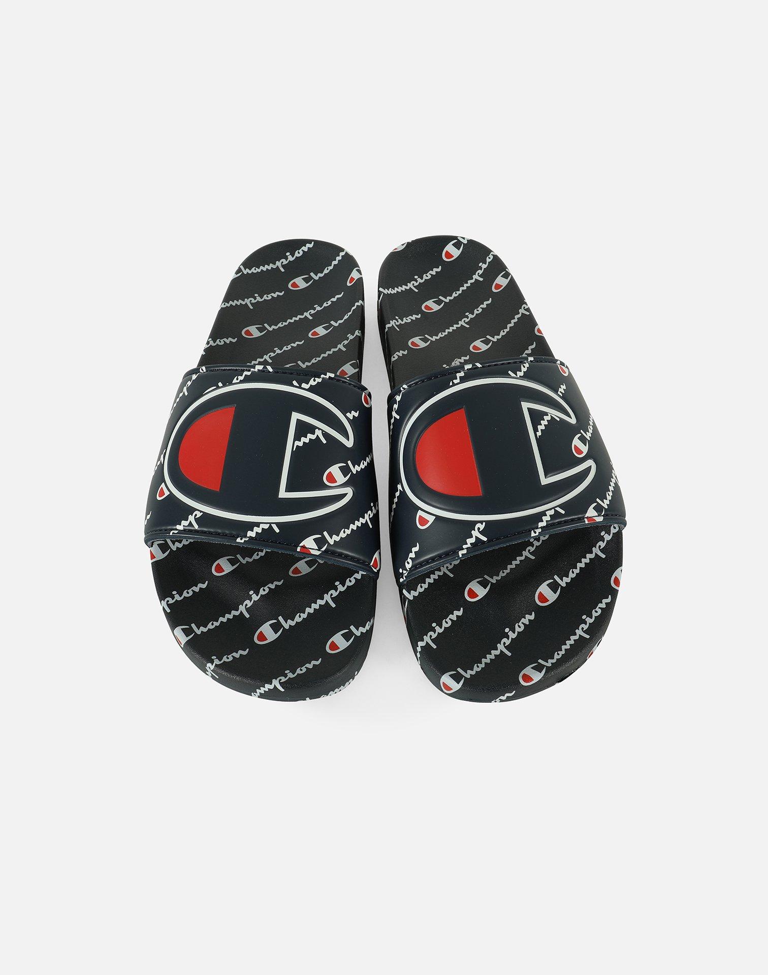 Champion Ipo Repeat Slides in Navy (Blue) for Men - Lyst