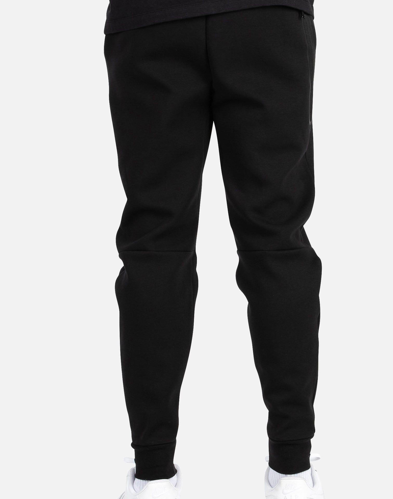 nike fleece joggers men's black
