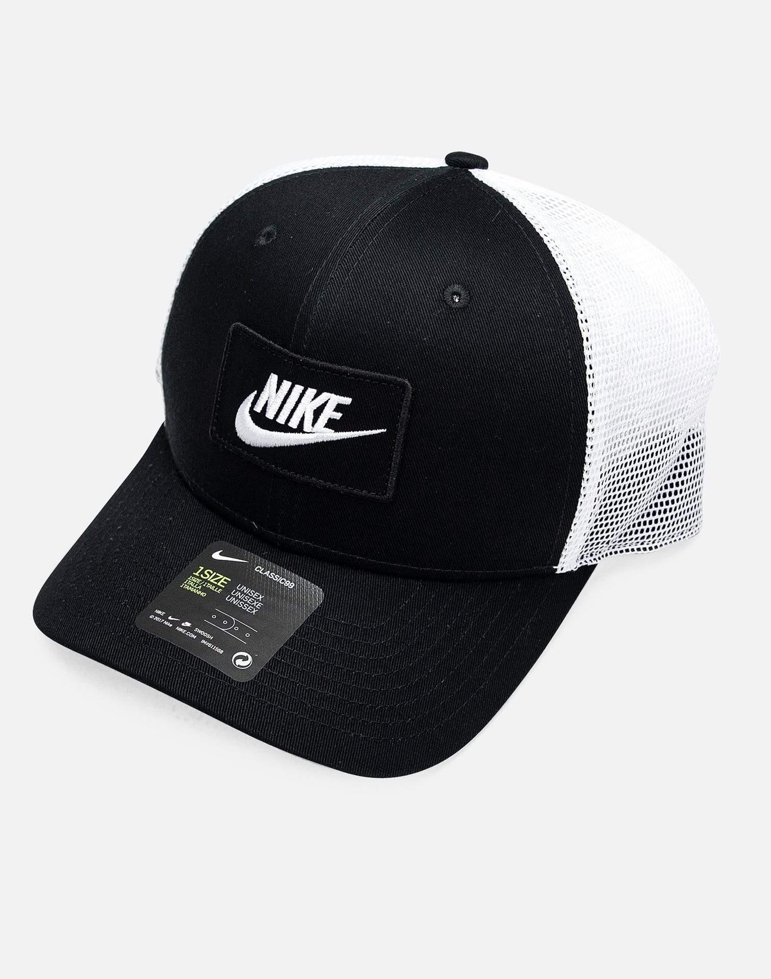 Nike Cotton Nsw Classic99 Trucker Hat in Black for Men - Lyst