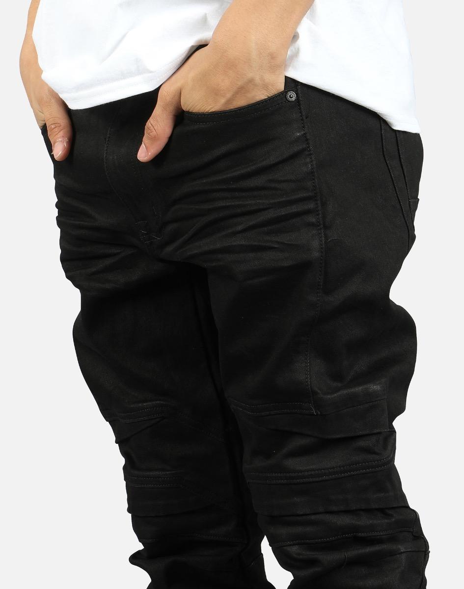 smoke rise jeans black