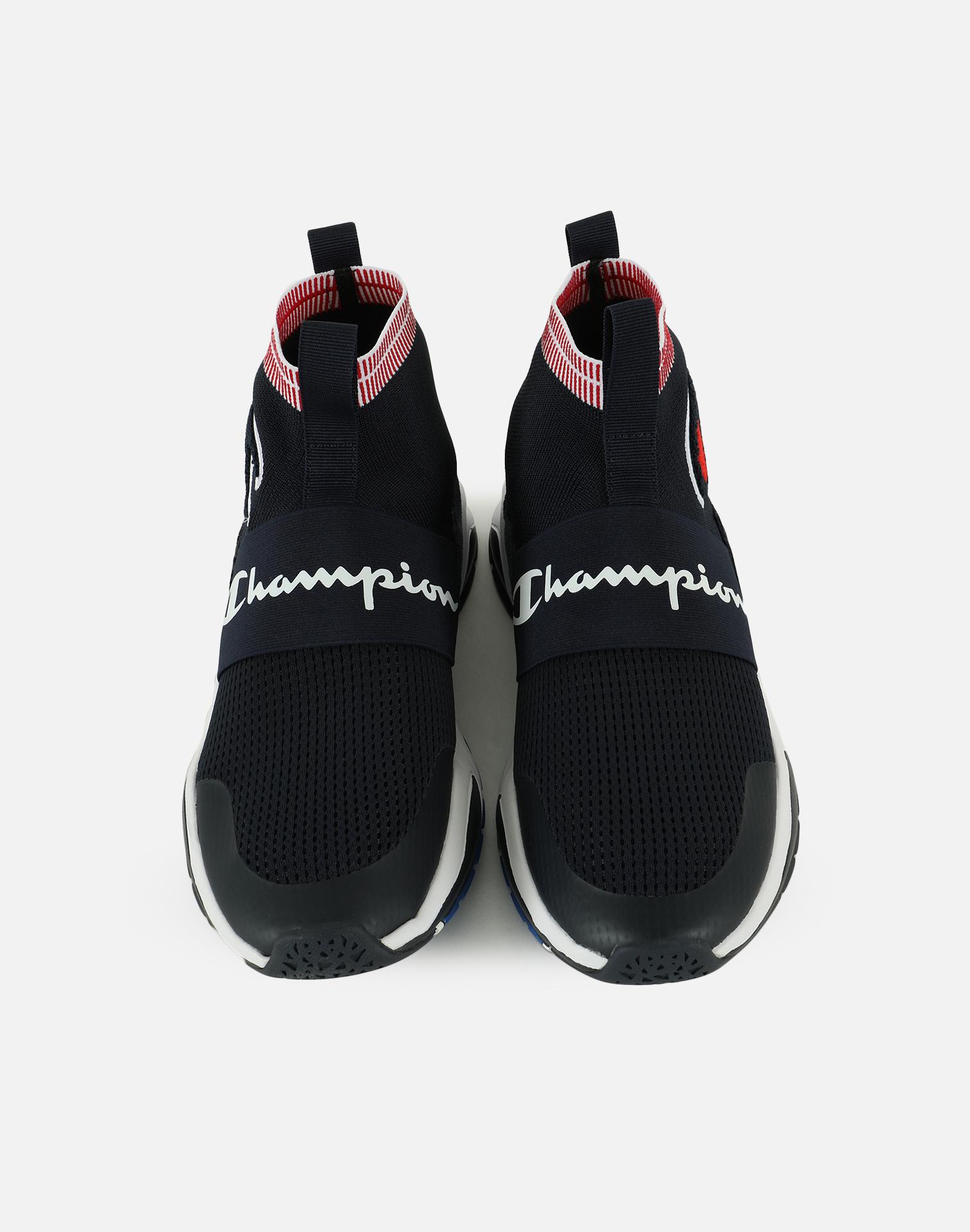 champion men's rally pro navy & white shoes