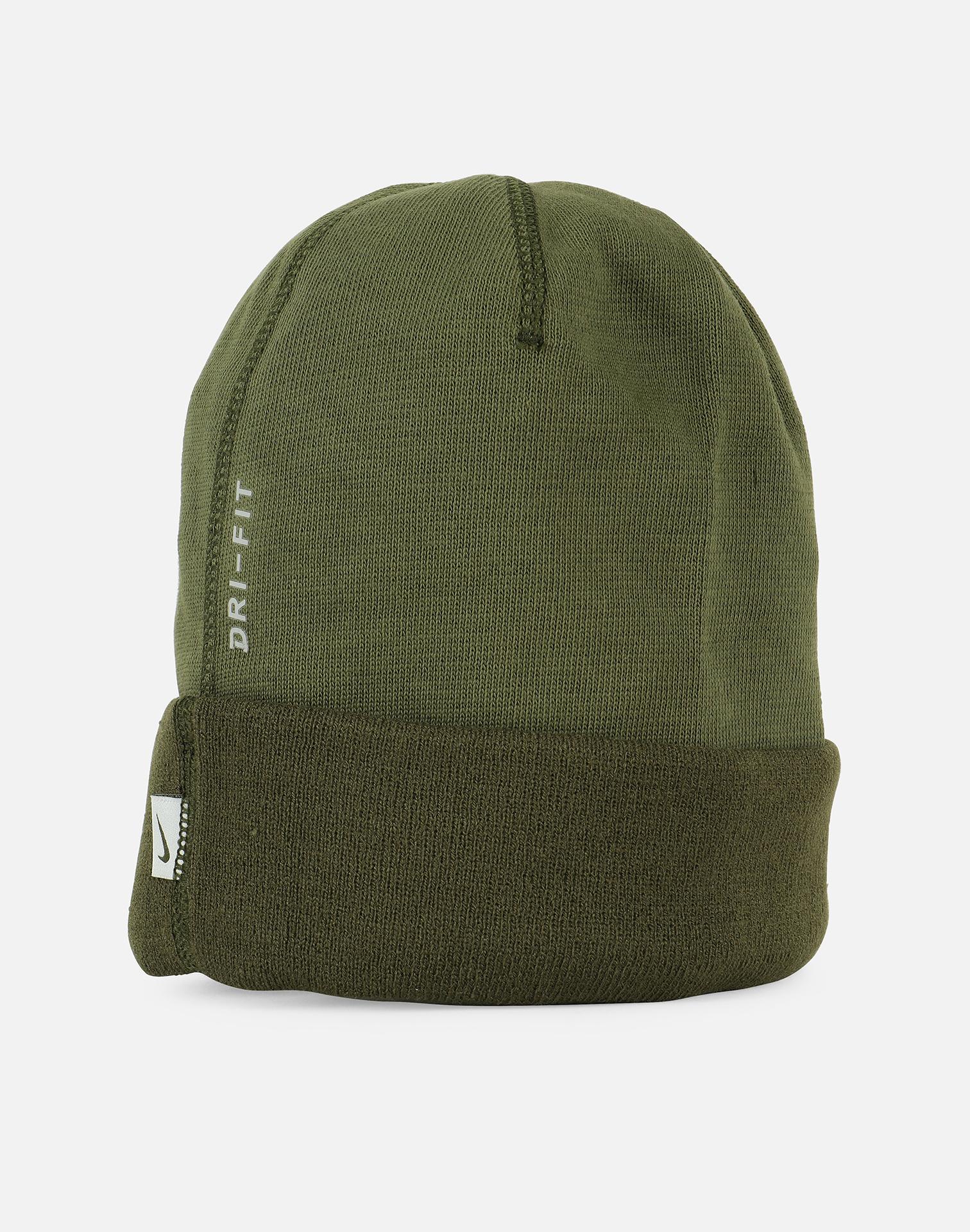 olive green nike beanie
