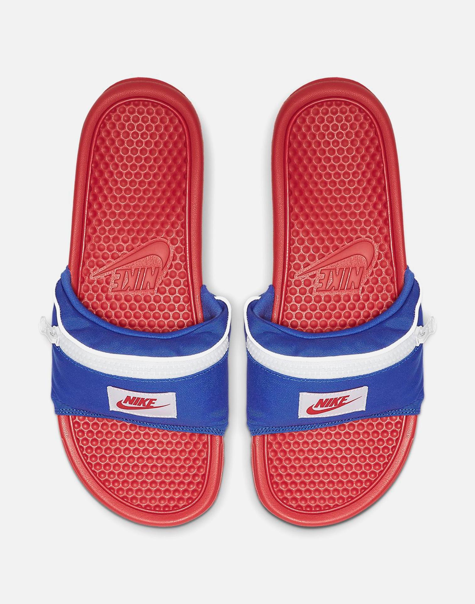 Nike Synthetic Benassi Jdi Fanny Pack Slides in Red - Lyst