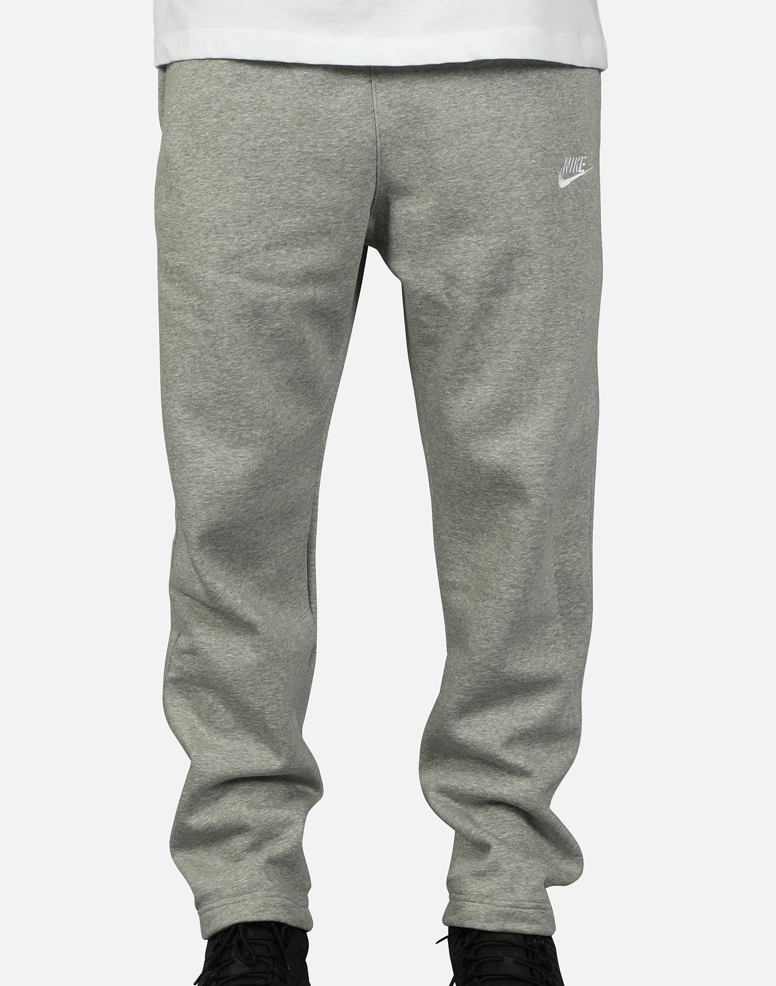 nike club open hem fleece pants