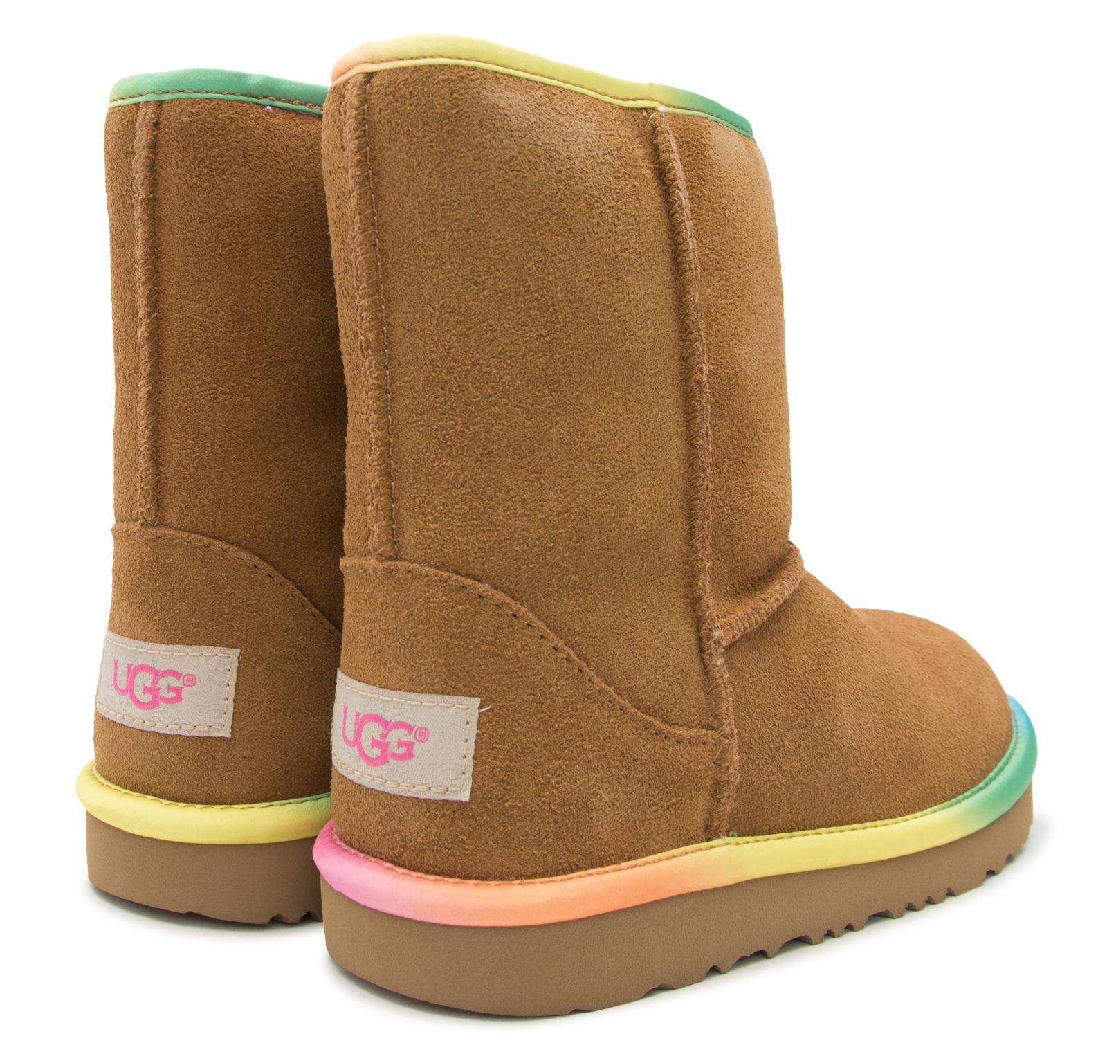 uggs with rainbow trim