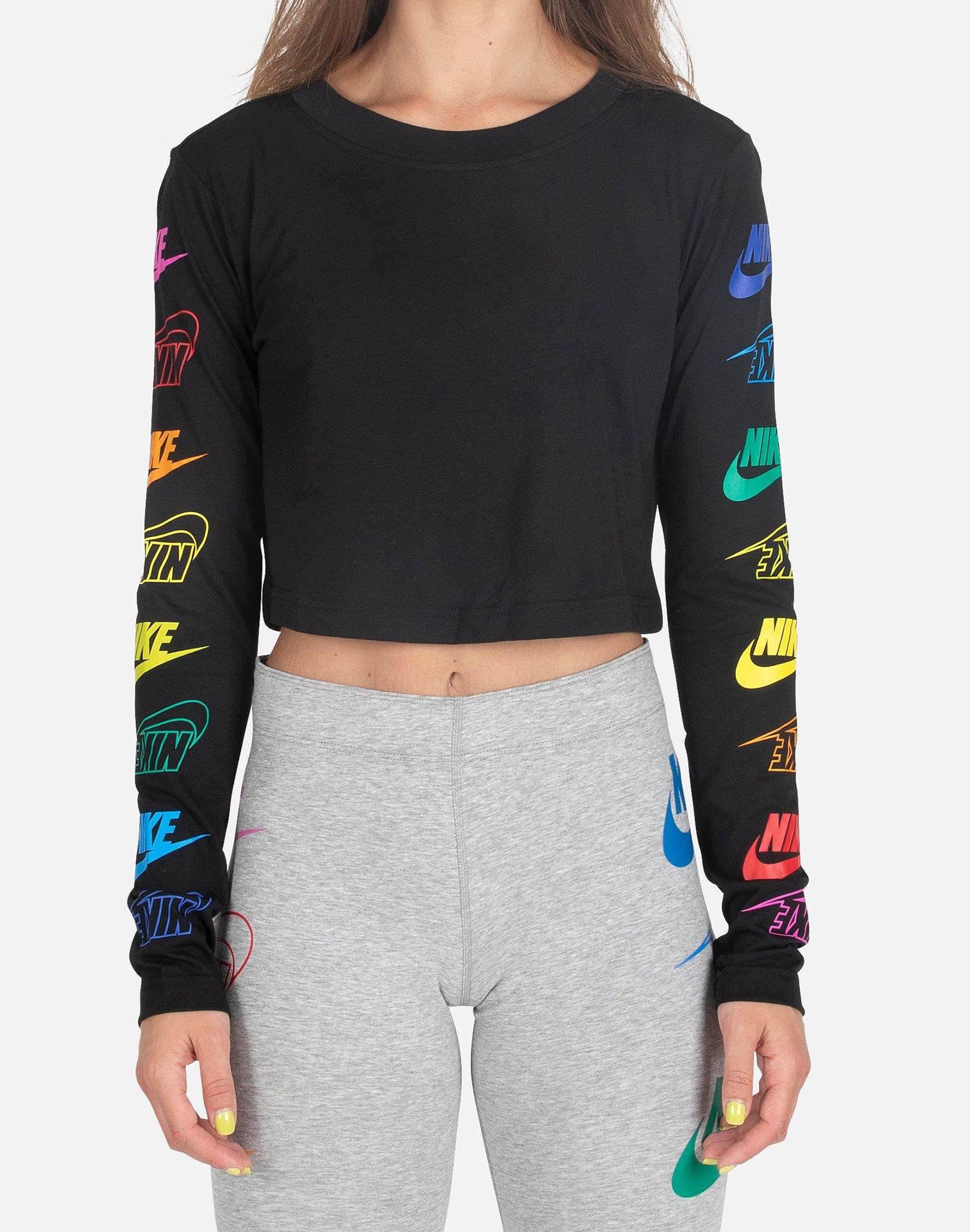 Nike Nsw Futura Flip Long-sleeve Crop 