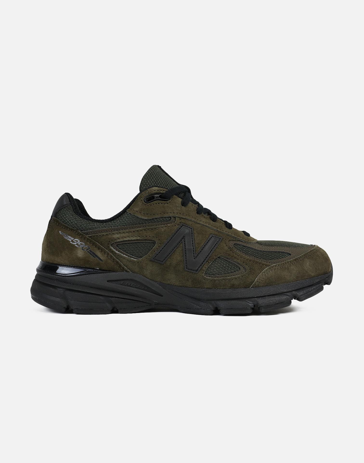 New Balance Leather 990-olive Green 