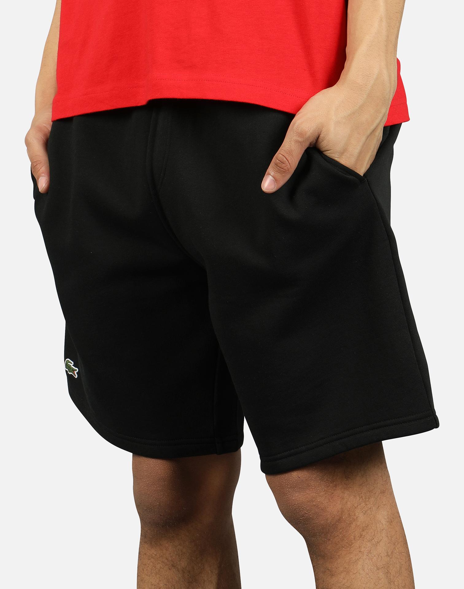 Lacoste Sport Tennis Fleece Shorts in Black for Men Lyst