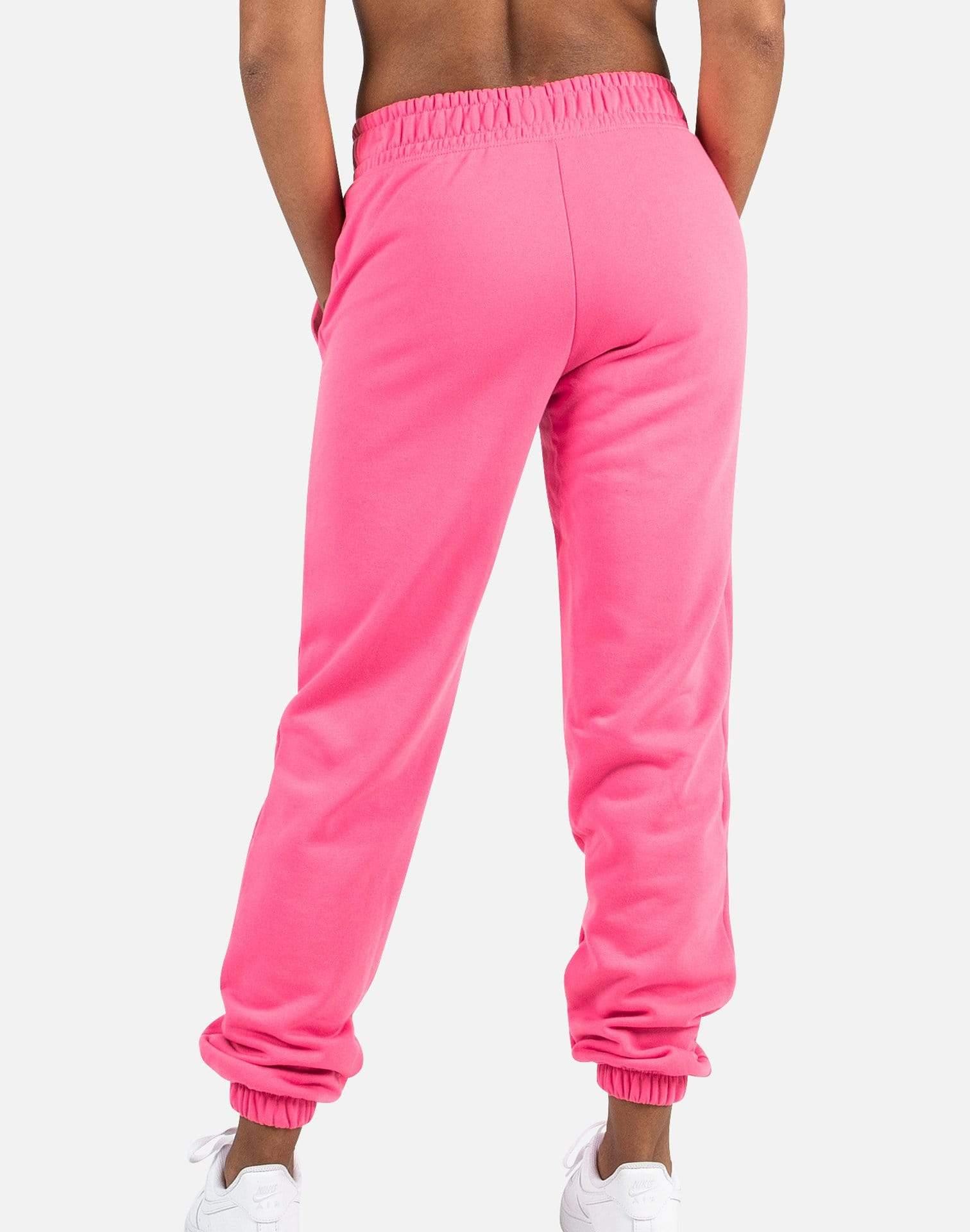 Nike Nsw Swoosh Fleece Pants in Pink - Lyst