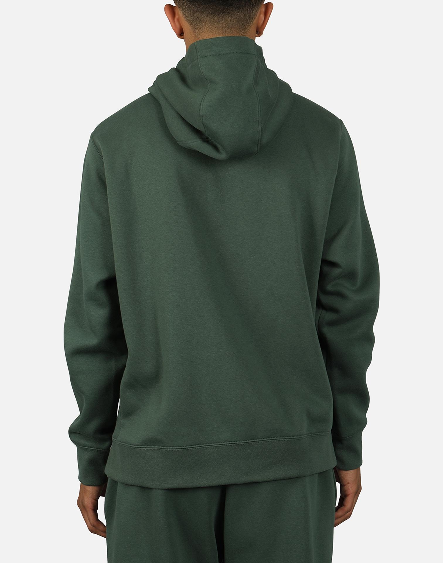 Nike Nsw Club Fleece Full-zip Hoodie in Green for Men - Lyst
