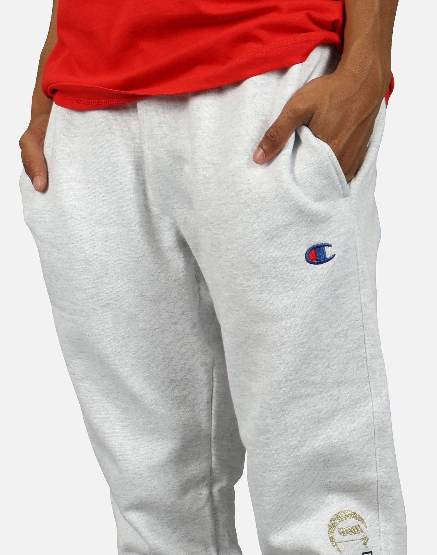 mens grey champion joggers