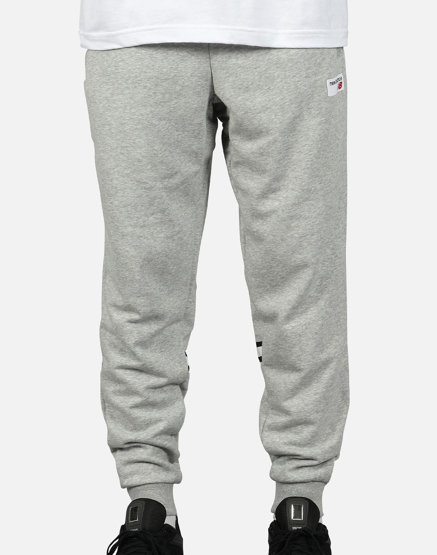 New Balance Cotton Nb Athletics JOGGER Pants in Grey (Gray) for Men - Lyst