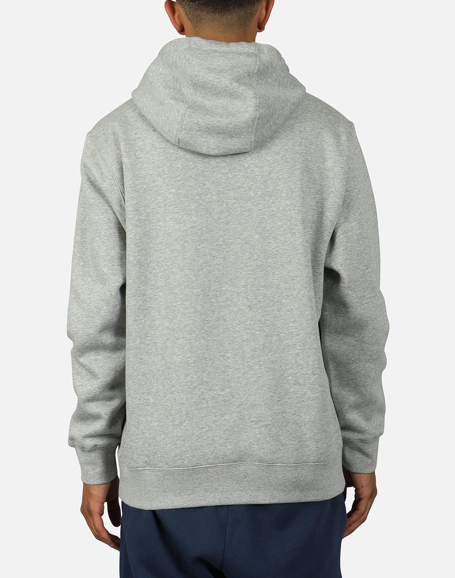 Nike Nsw Club Fleece Pullover Hoodie in Heather Grey (Gray) for Men - Lyst