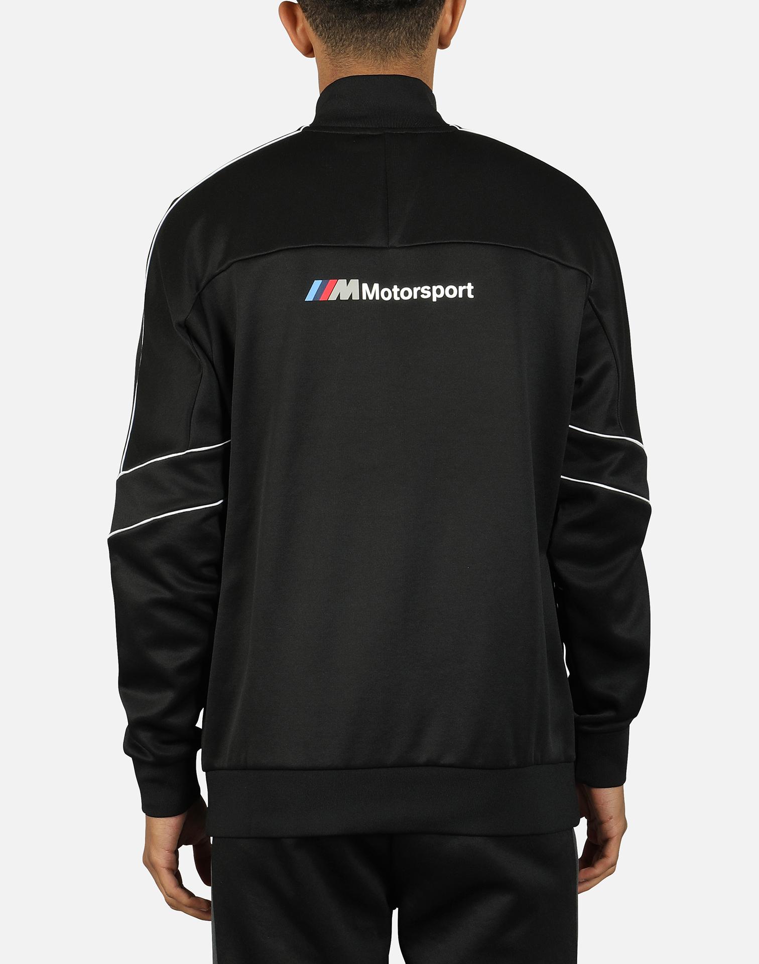 PUMA Synthetic Bmw Motorsport T7 Track Jacket in Black for Men - Lyst