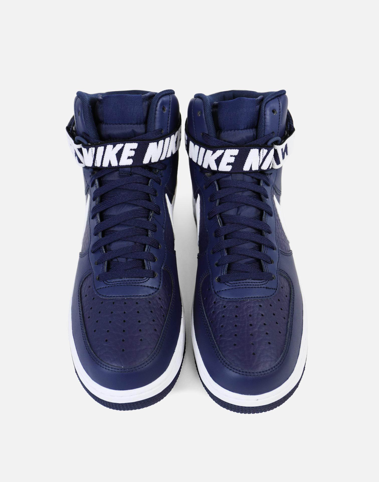 nike air force 1 navy blue high top