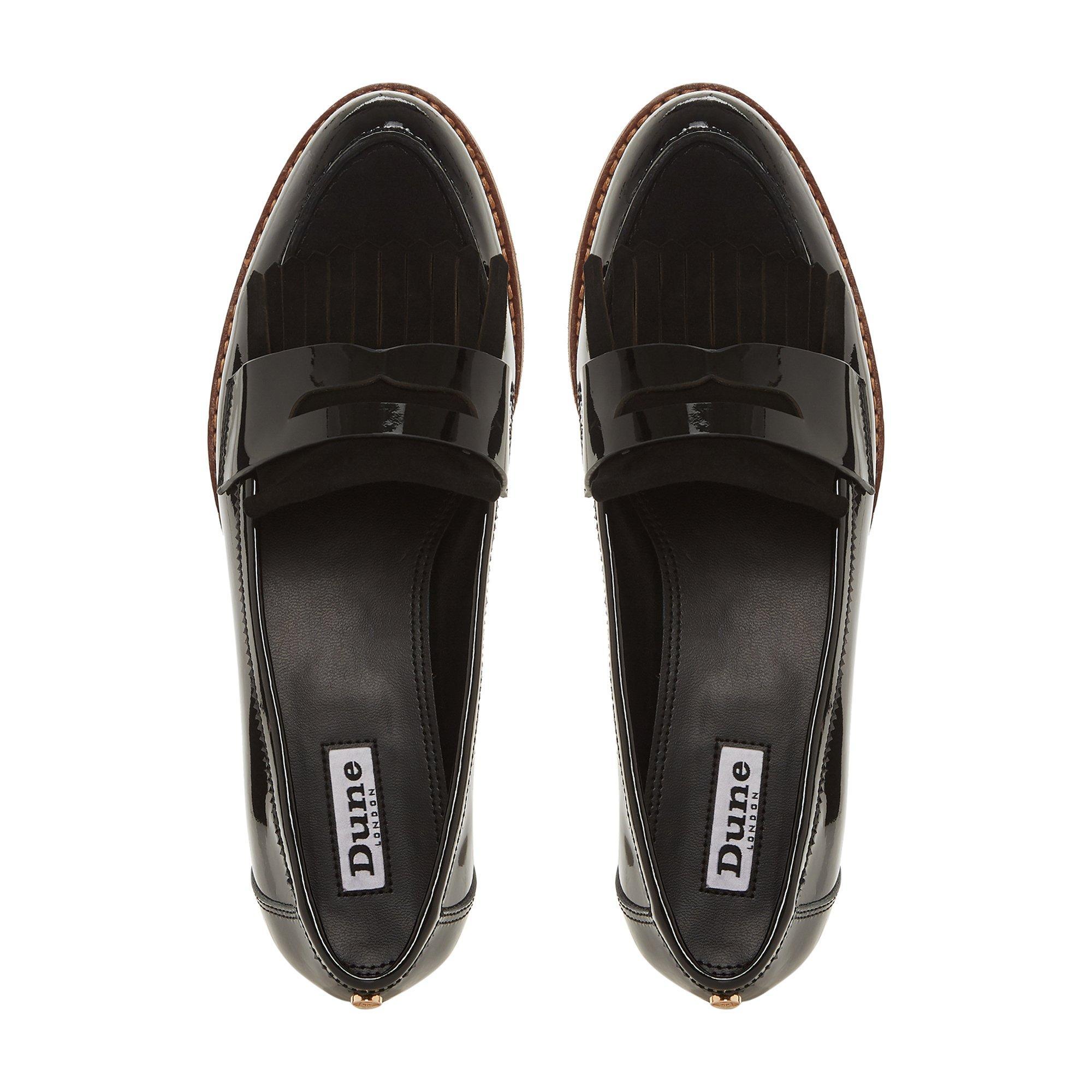 Gracella Flatform Leather Loafers 