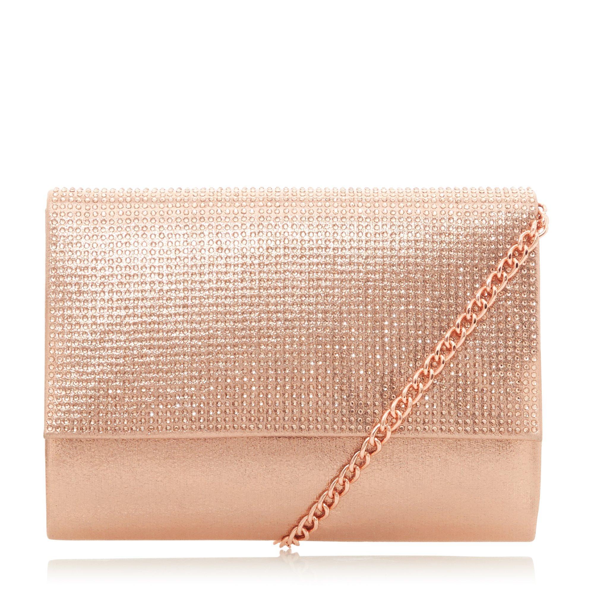 dune rose gold bag