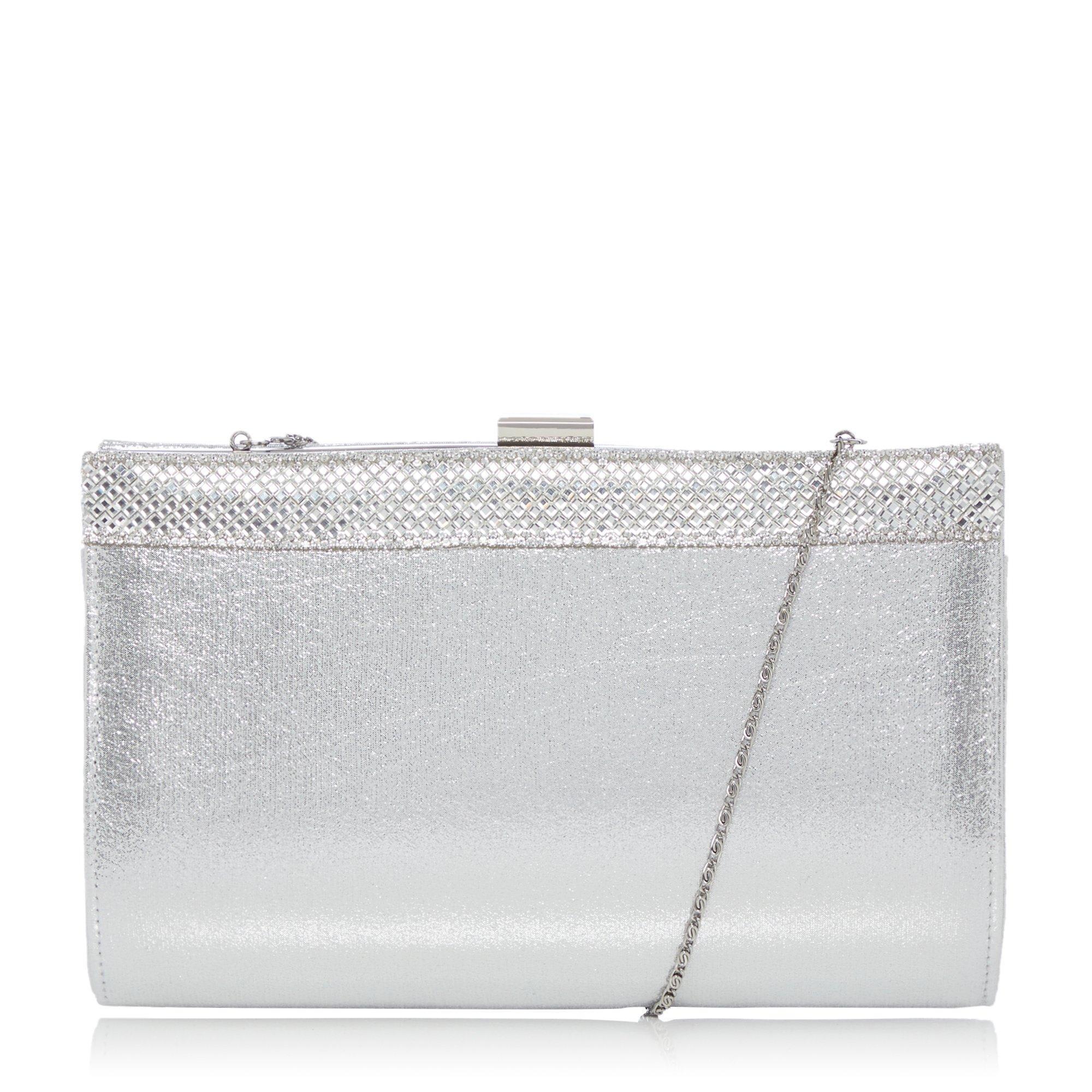 Roland cartier silver clutch bag Clearance