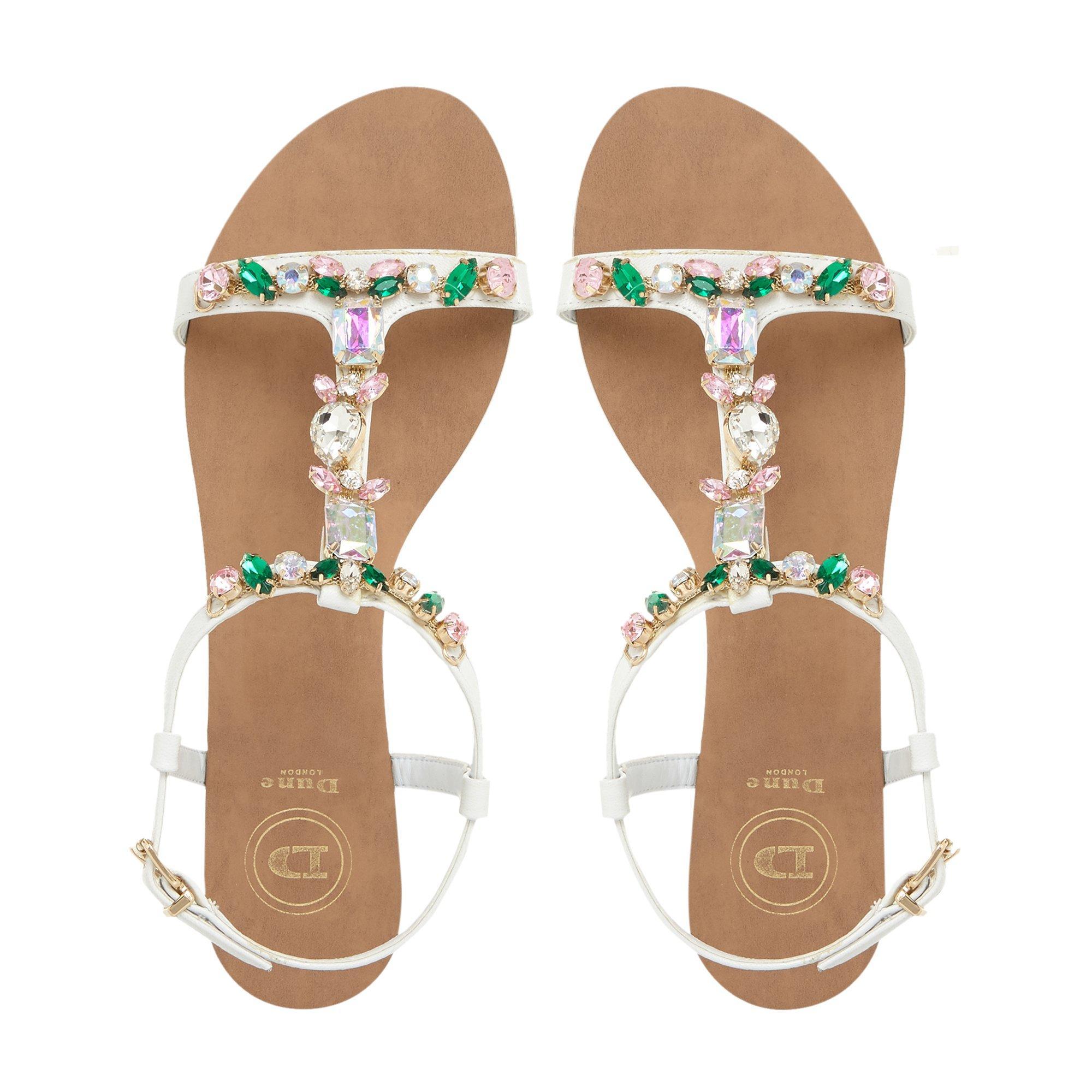 dune flat sandals
