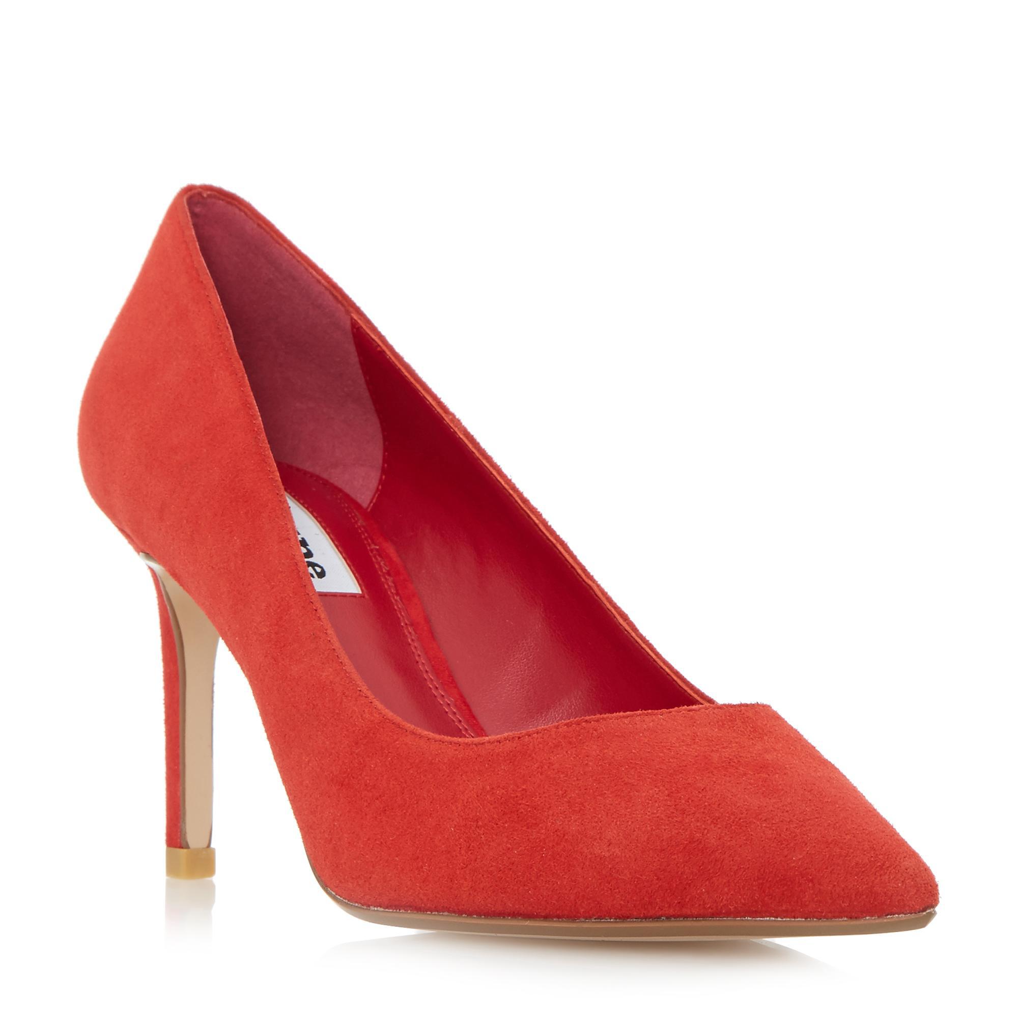 Lyst Dune Abbigail Pointed Toe Court Shoes in Red