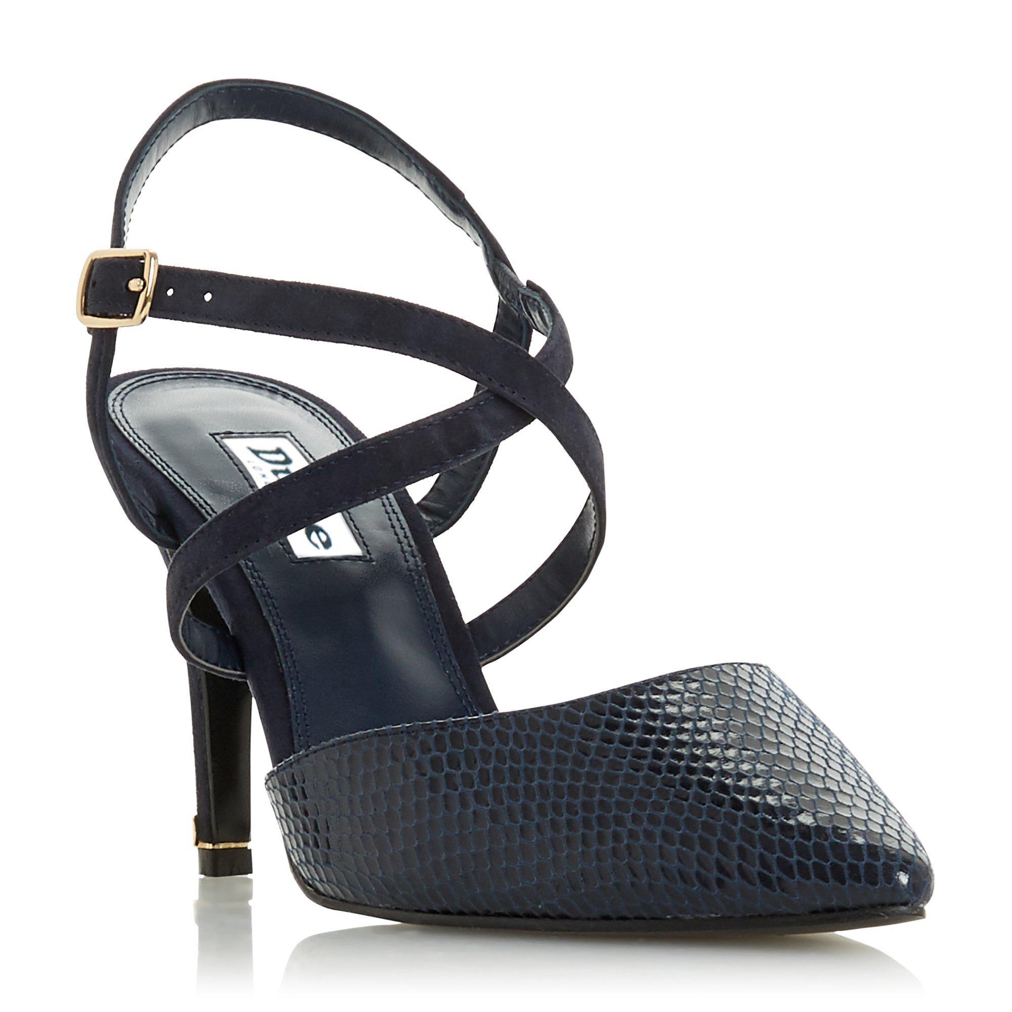 navy court shoes dune