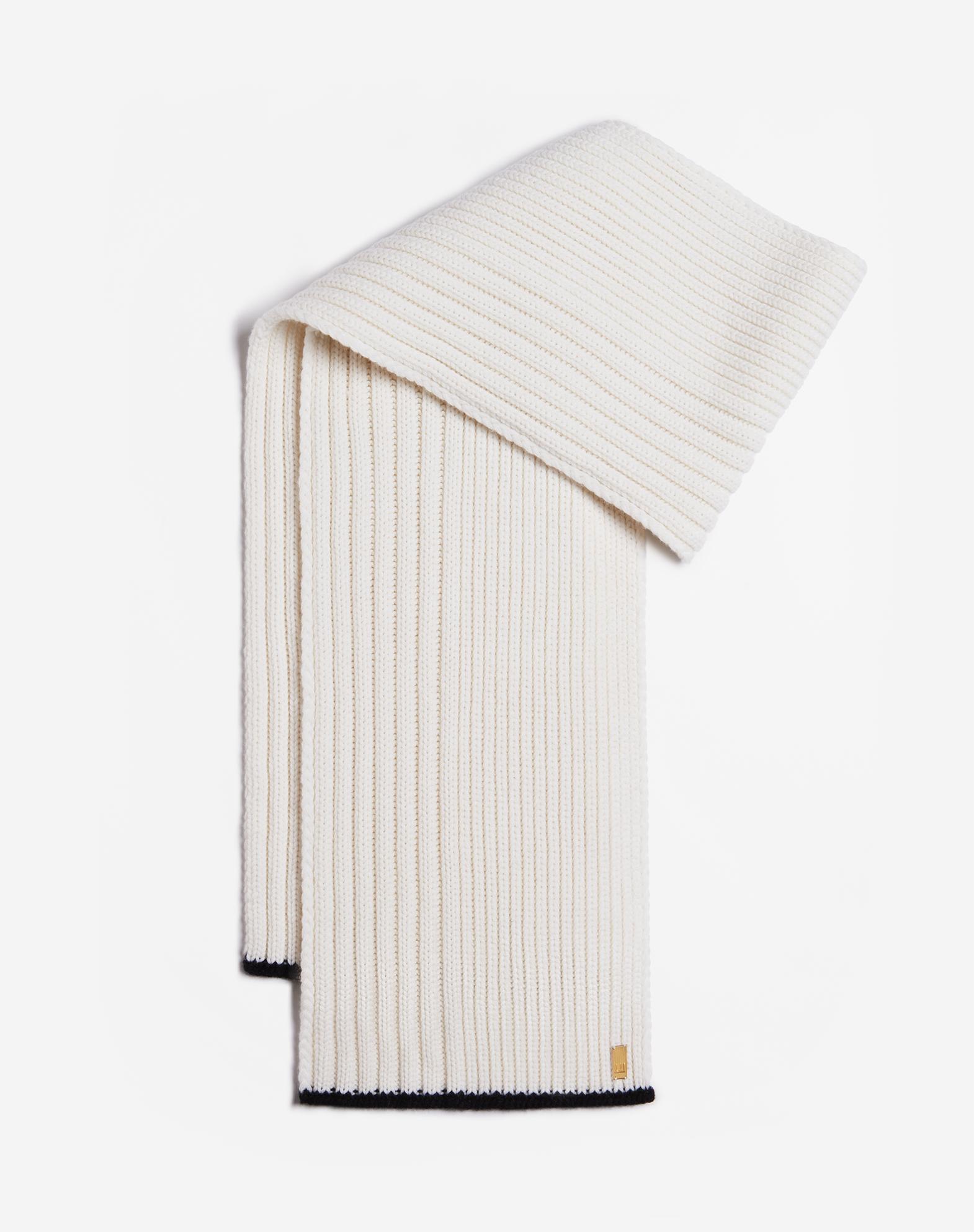 Dunhill Scarves in White for Men | Lyst