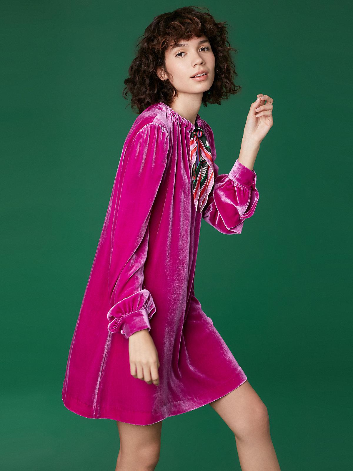 diane von furstenberg velvet mini dress