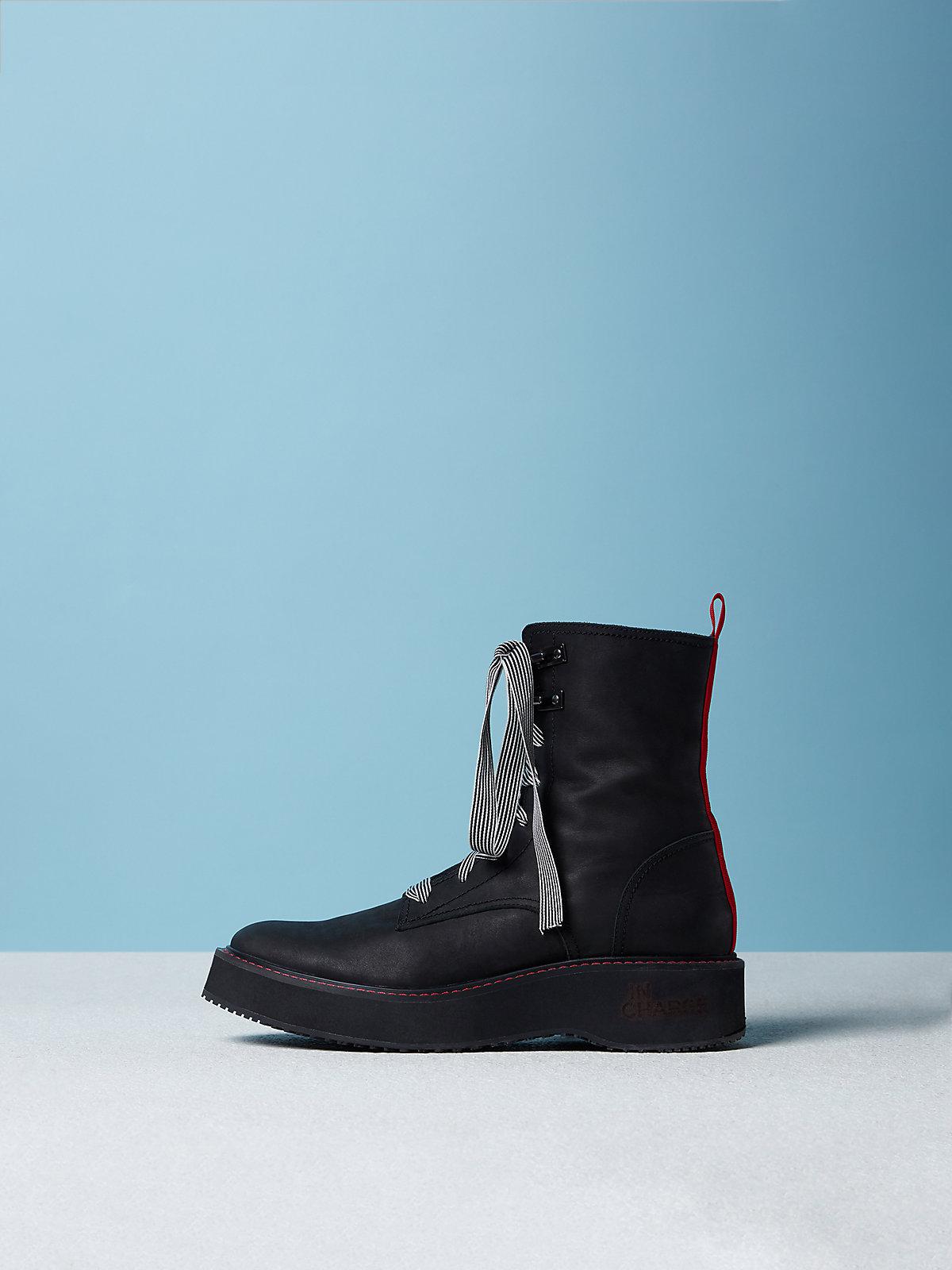 diane von furstenberg combat boots