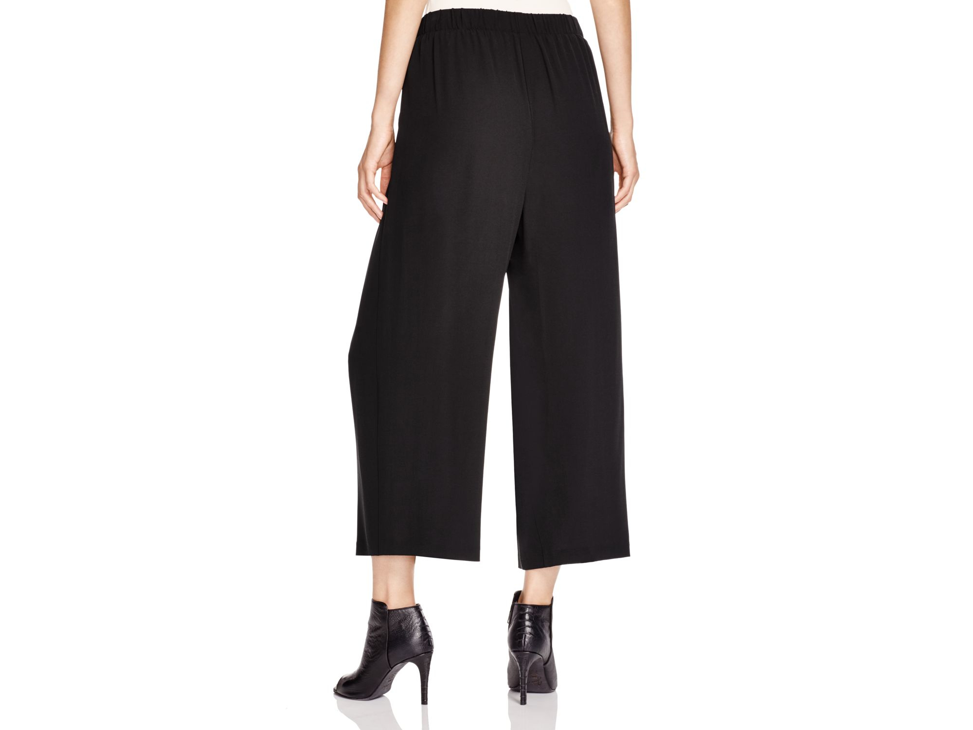 red gaucho pants
