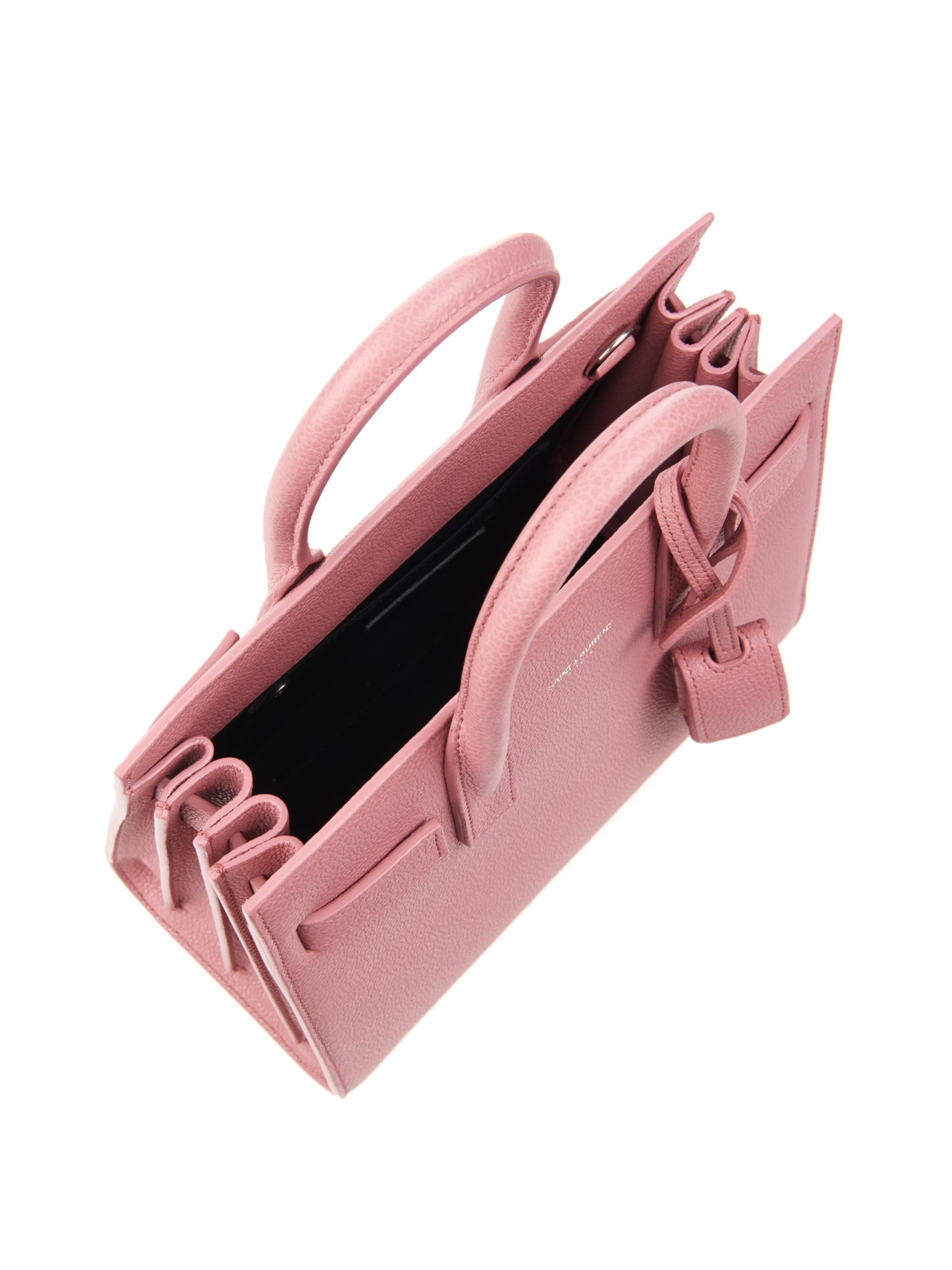 Saint Laurent Sac De Jour Nano Tote Bag in Pink