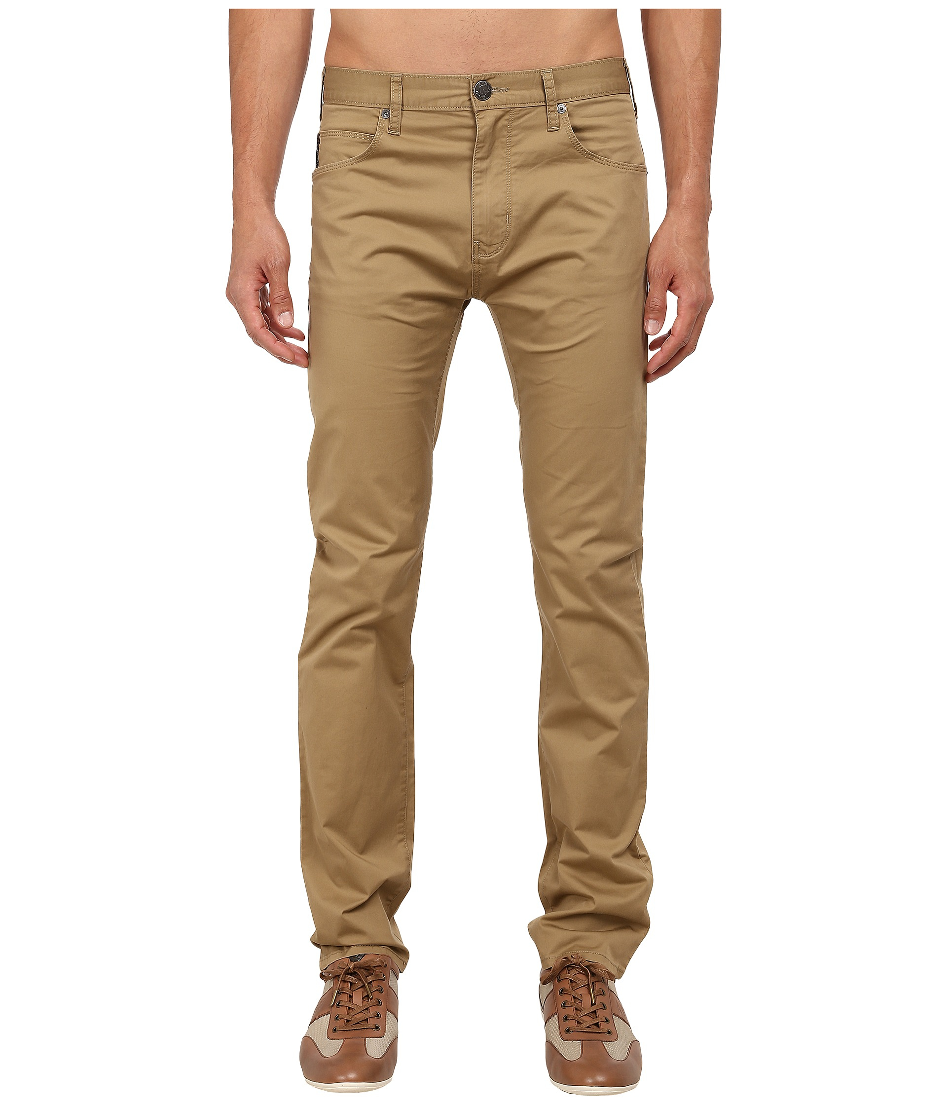 Armani jeans 5non Denim Pocket Pants in Khaki for Men (Ghost)