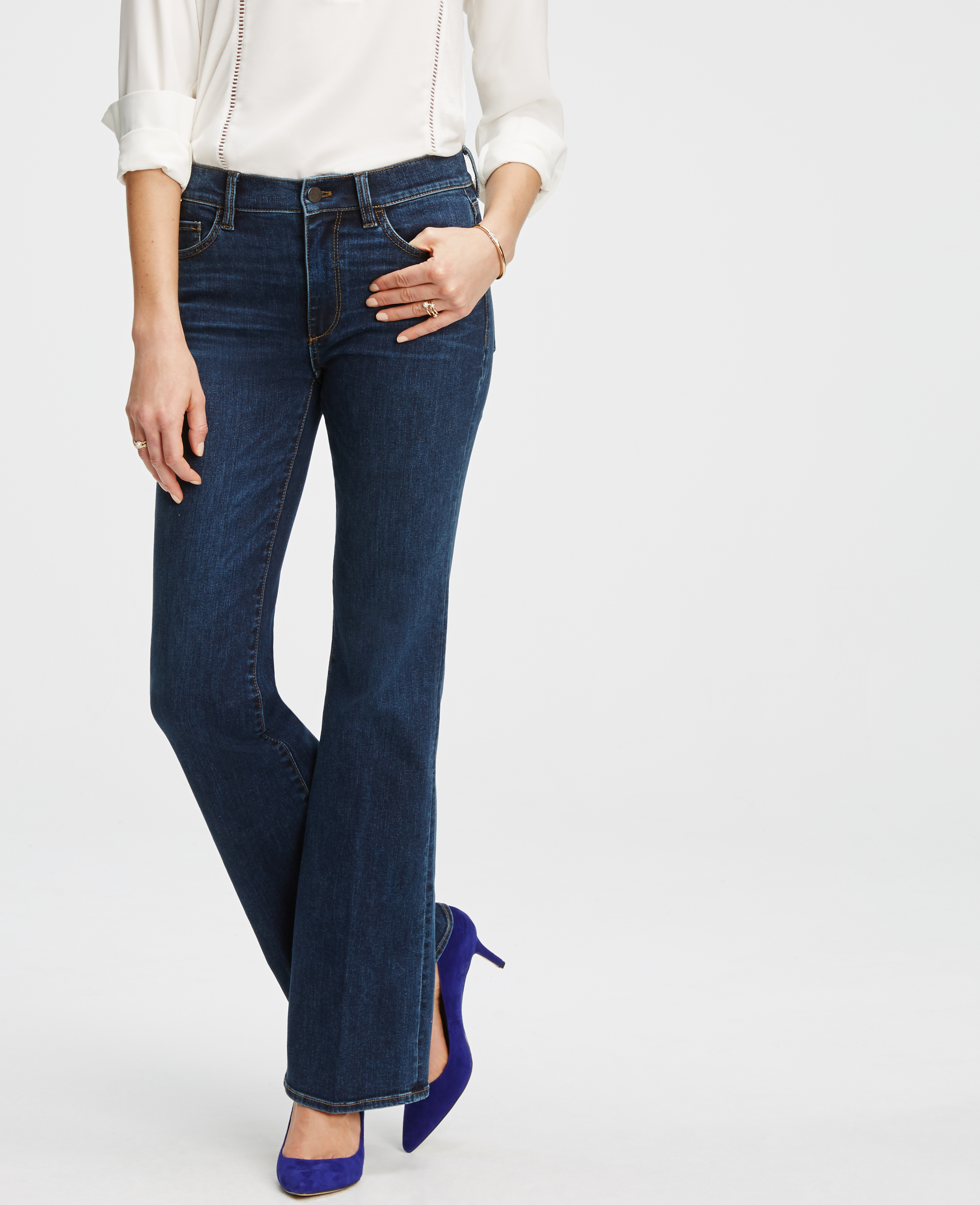 ann taylor high rise jeans