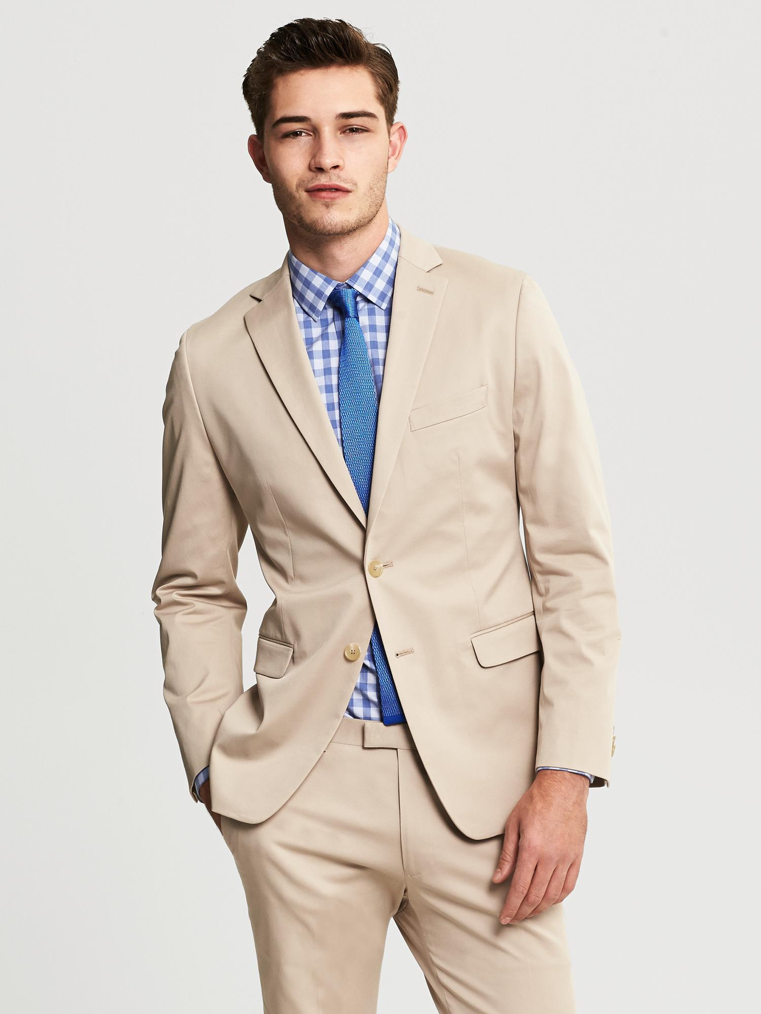 Banana republic Tailored-Fit Italian Stretch Chino Suit Jacket in ...