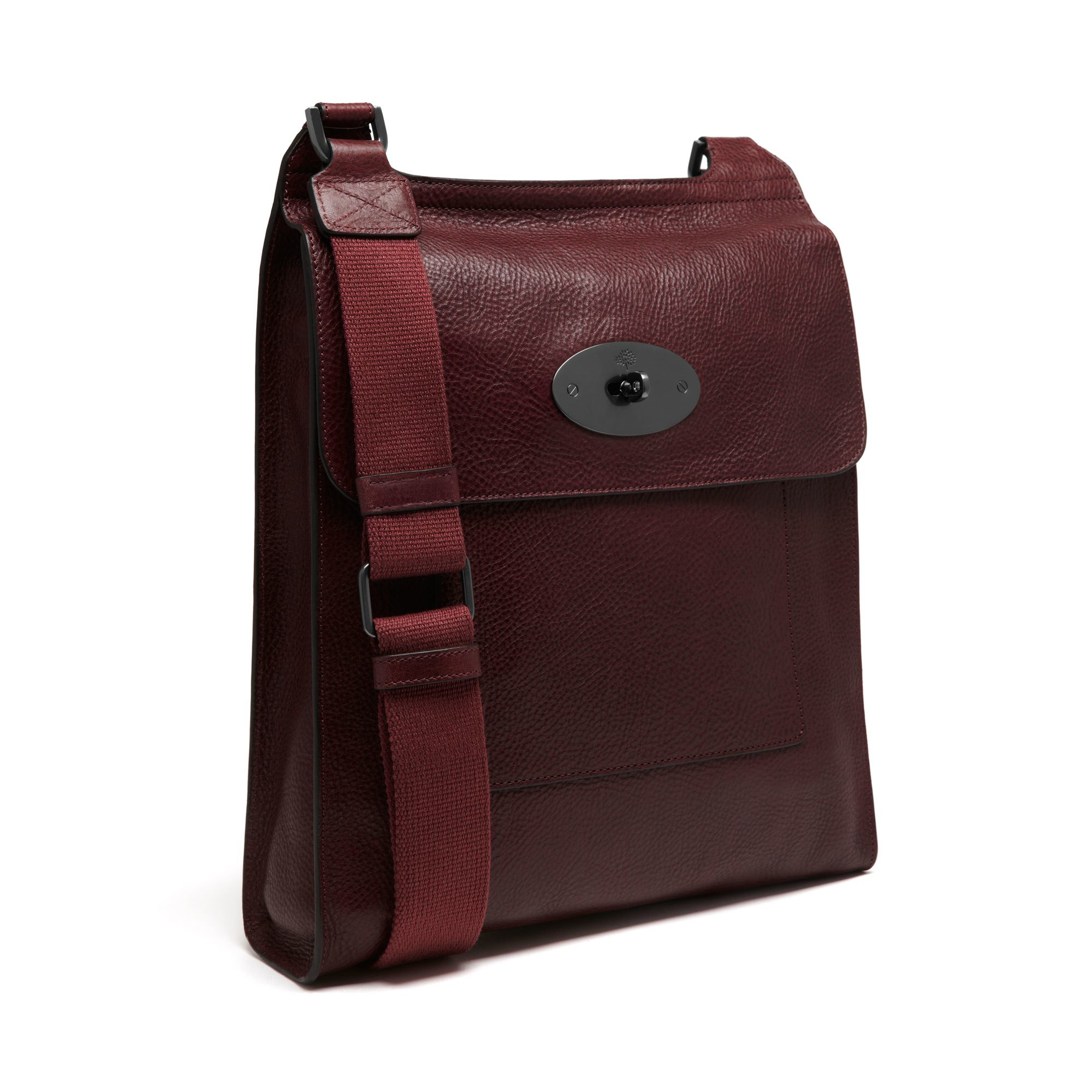 mulberry oxblood messenger bag