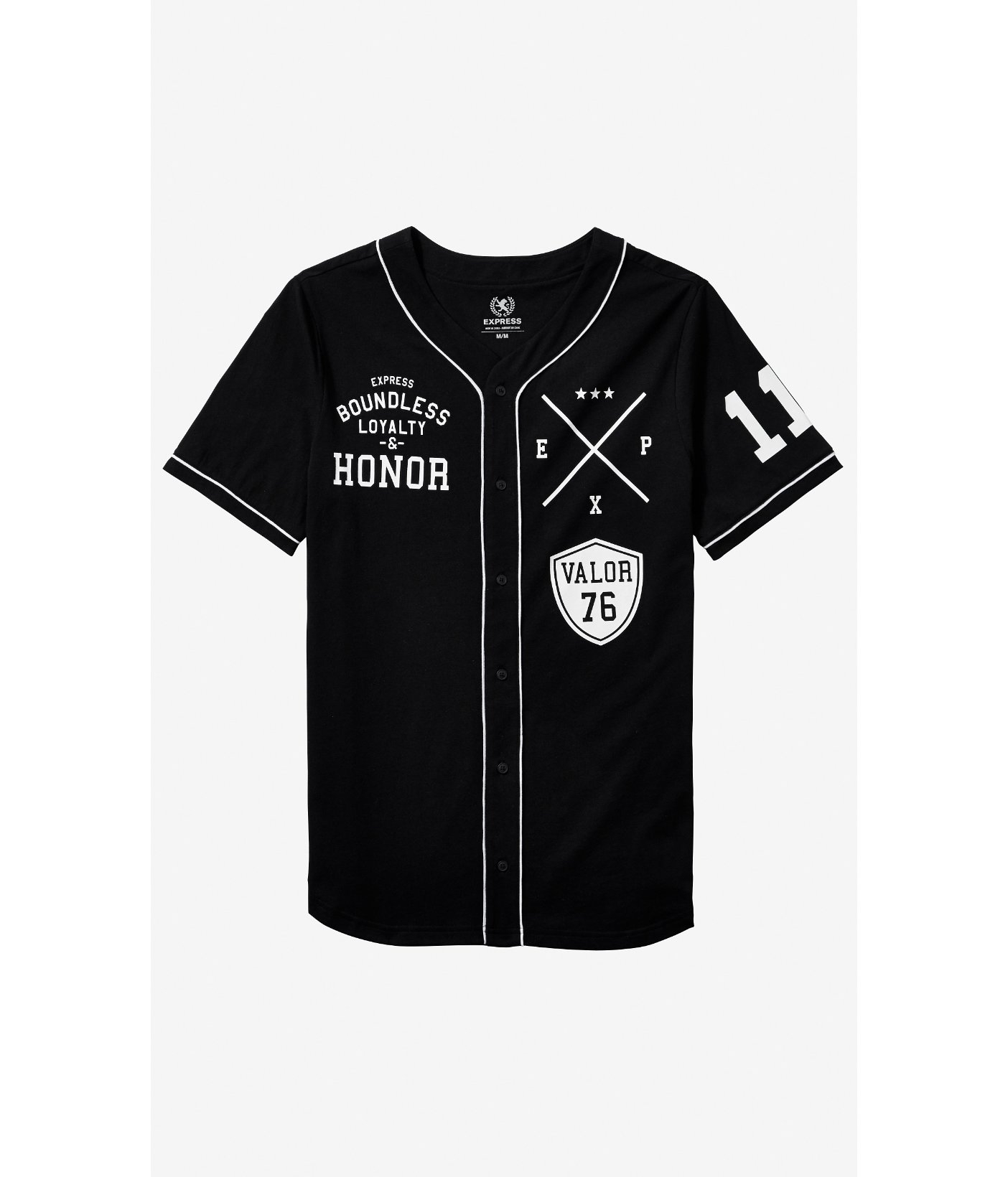 graphic baseball jersey
