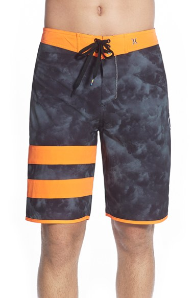 orange hurley boardshorts