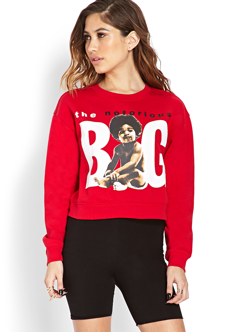 forever 21 red sweatshirt