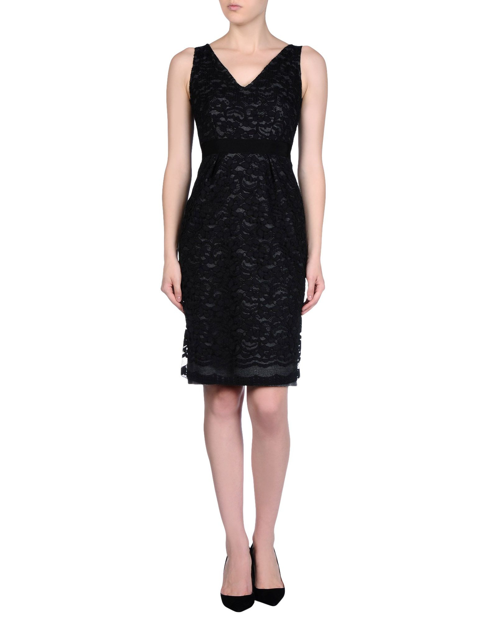 Lyst Tara Jarmon Kneelength Dress in Black