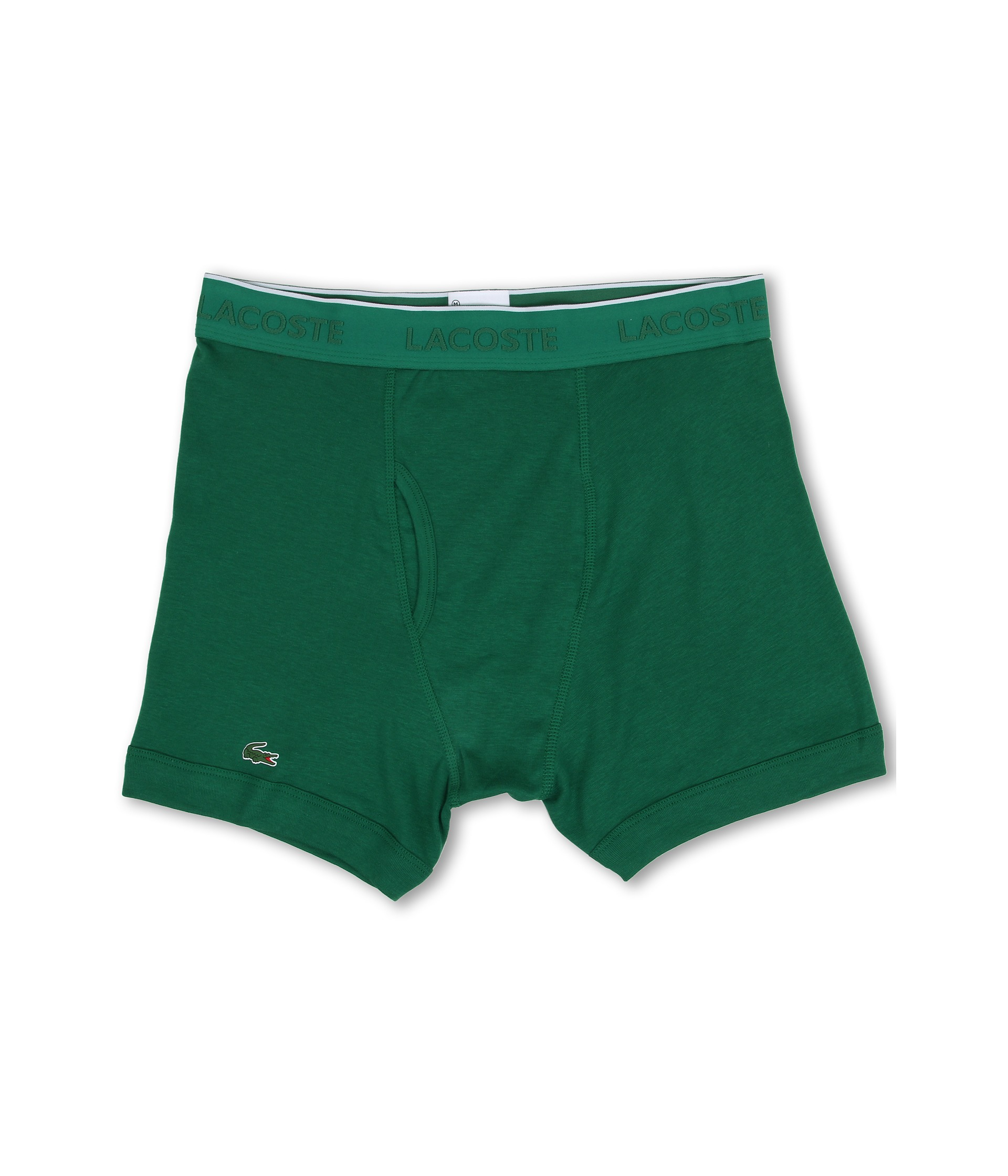 Lacoste Essentials 3pack Boxer Brief in Green for Men Lyst
