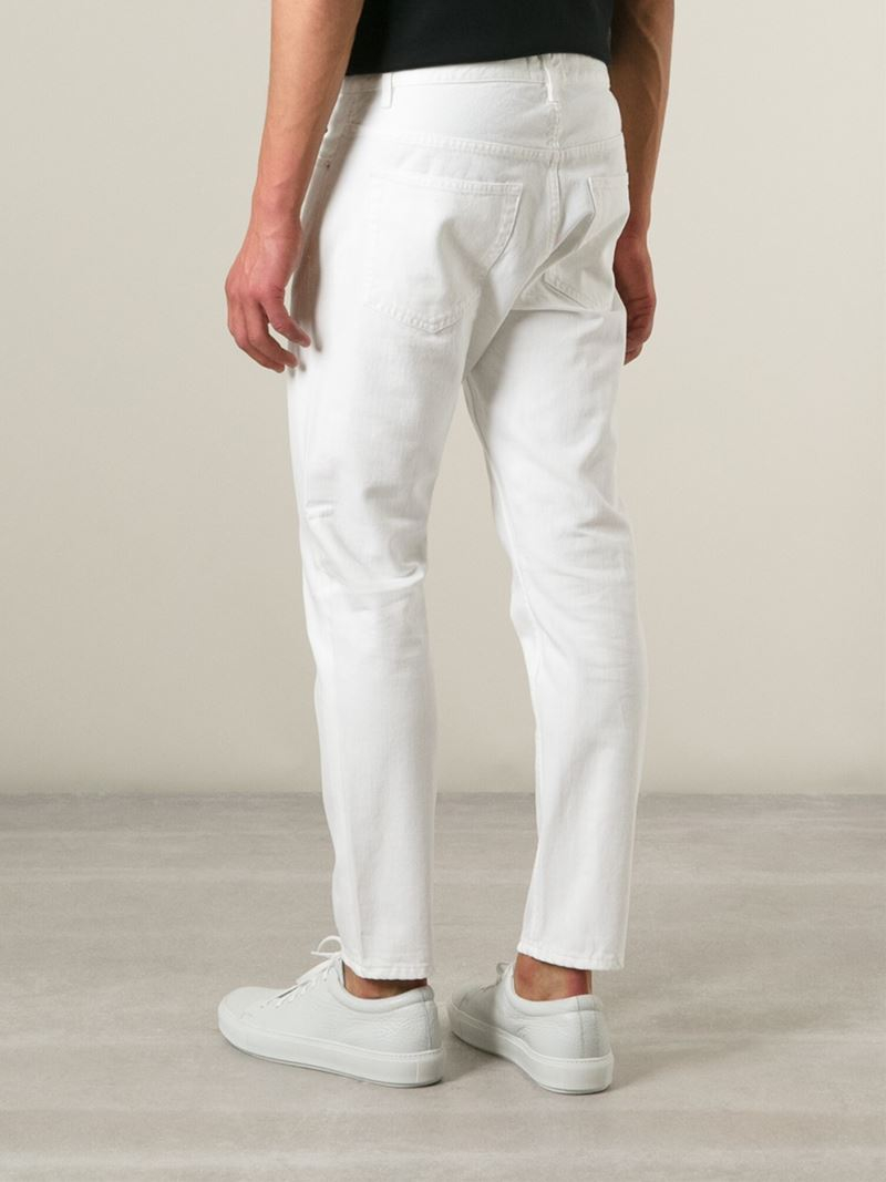 Acne Studios 'Town' Jeans in White for 