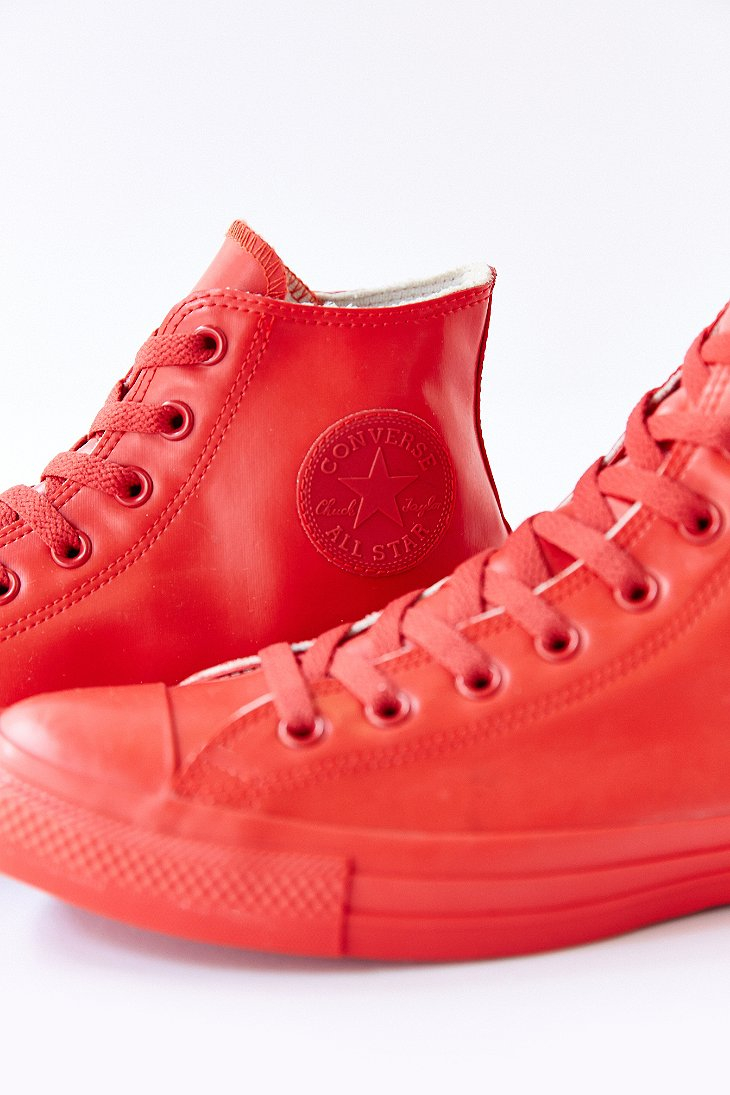 red converse chuck taylor all star rubber