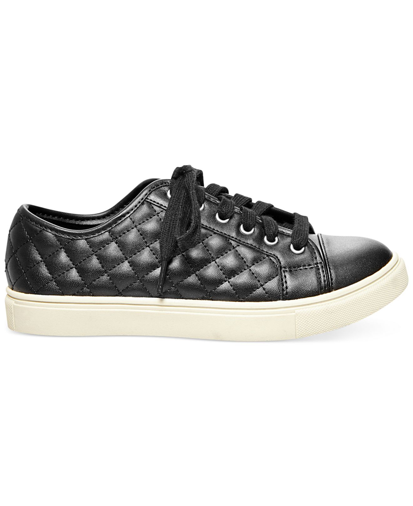 Lyst Madden Girl Evette Quilted Sneakers in Black