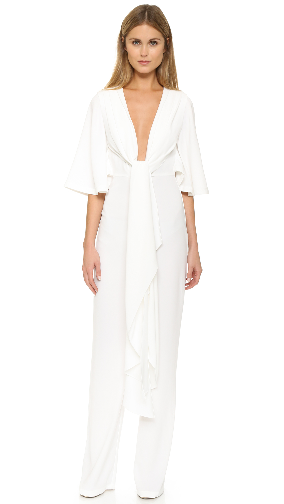 aqaq white jumpsuit