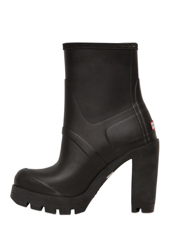 rubber heel boots